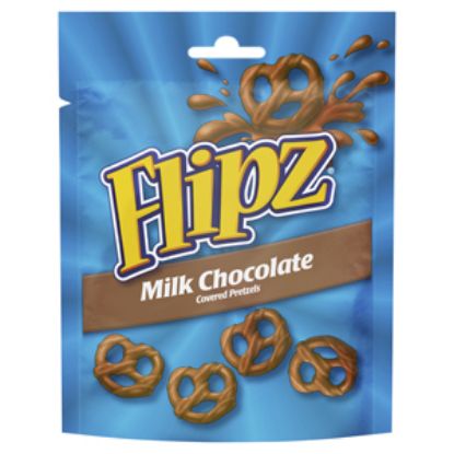 Picture of Bags Flipz Milk Choc Pretzels 90g x6